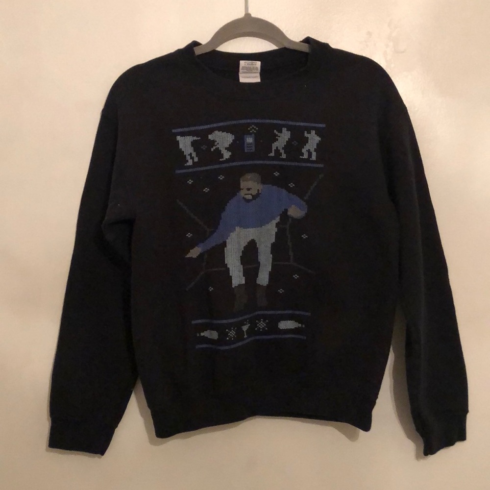 Drake “Hotline Bling” holiday sweater.